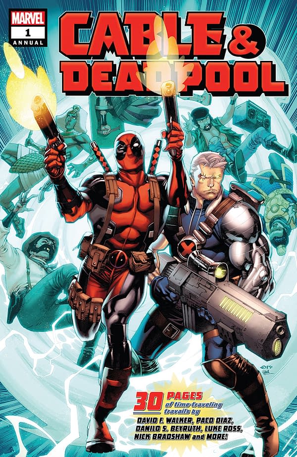 Cable/Deadpool Annual #1 cover by Chris Stevens