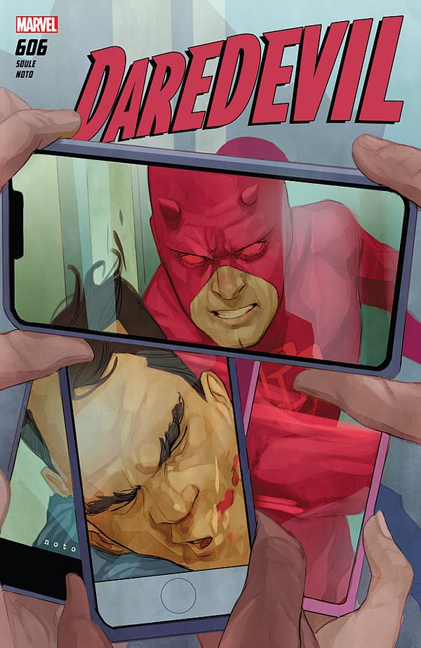 Daredevil #606 cover by Phil Noto