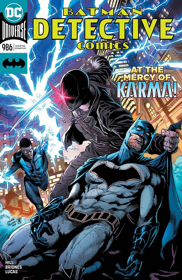 Batman: Detective Comics #986 cover by Eduardo Pansica, Julio Ferreira, and Adriano Lucas