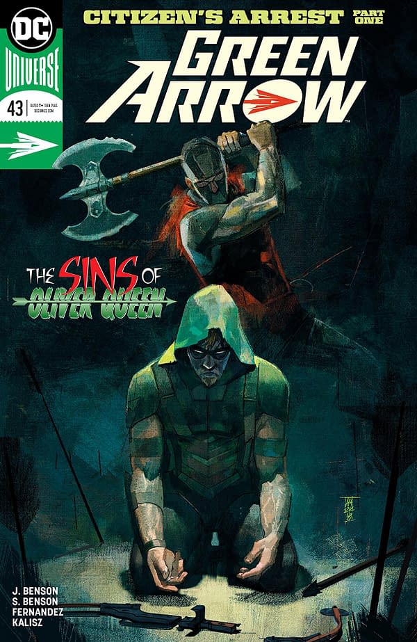 Green Arrow #43 cover by Alex Maleev