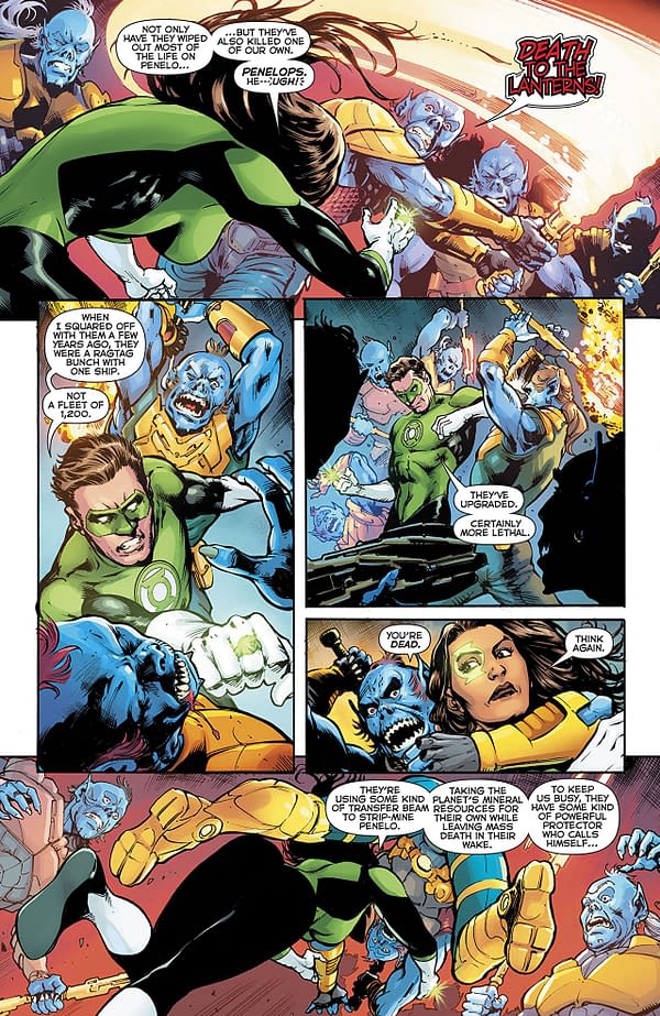 Green Lanterns #53 art by Marco Santucci and Hi-Fi