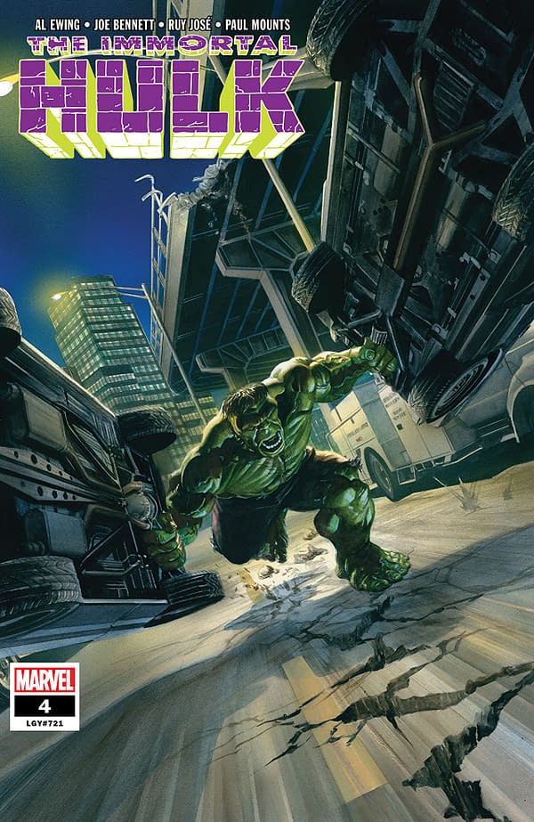 The Immortal Hulk #4 cover by Alex Ross
