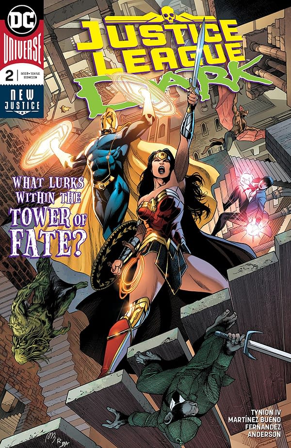 Justice League Dark #2 cover by Alvaro Martinez Bueno, Raul Fernandez, and Brad Anderson