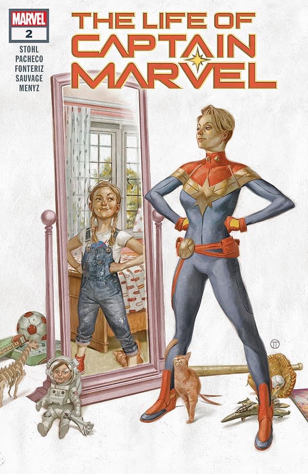 The Life of Captain Marvel #2 cover by Julian Totino Tedesco