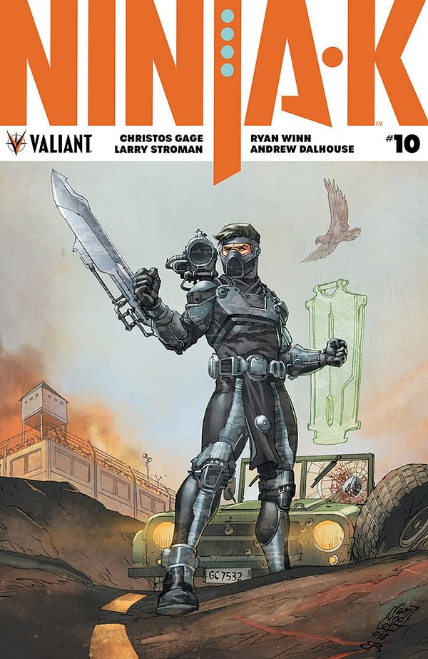 Preview Valiant's Ninja-K #10, in Stores Next Week and Touted as a "Blockbuster Jumping-On Point"