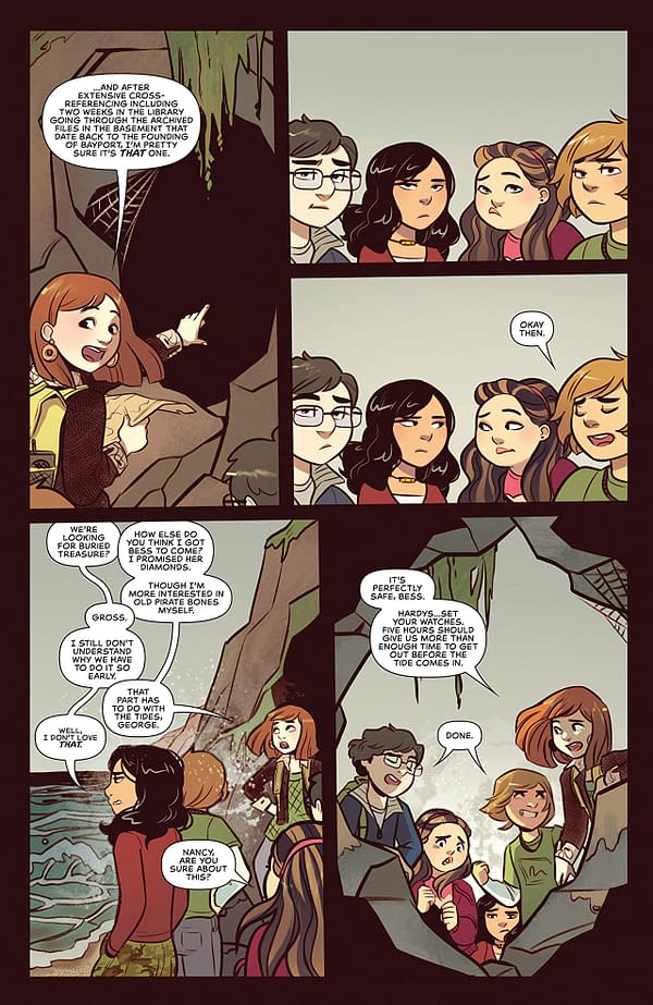 Nancy Drew #2 art by Jenn St-Onge and Triona Farrell