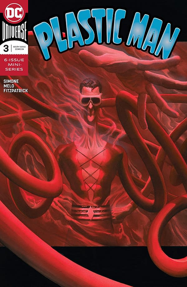 Plastic Man #3 cover by Alex Ross