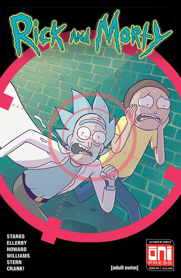 Rick and Morty #41 cover by Marc Ellerby and Sarah Stern 