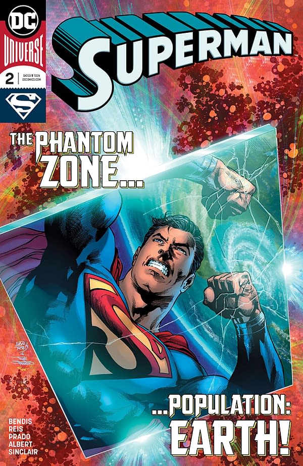 Superman #2 cover by Ivan Reis, Joe Prado, and Alex Sinclair