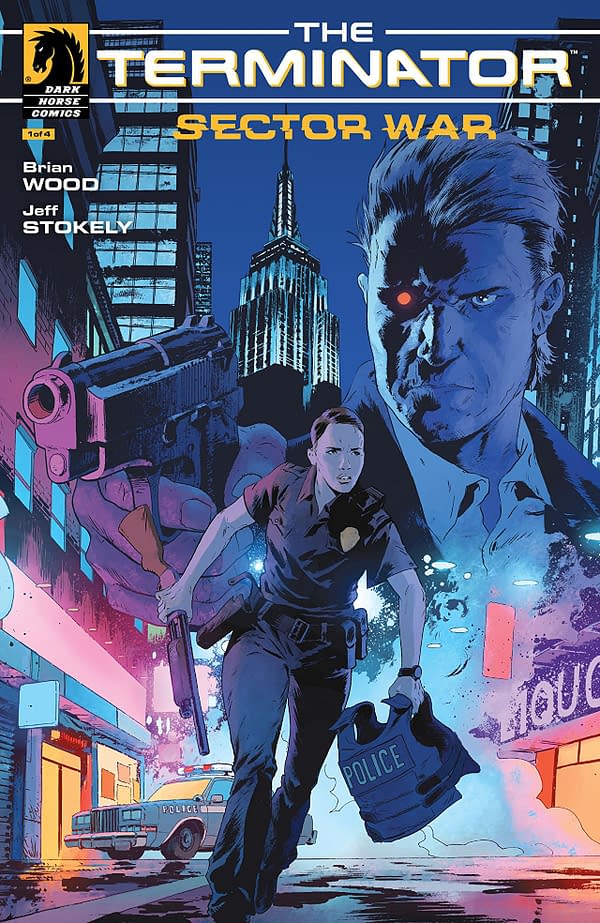 Terminator: Sector War #1 cover by Robert Sammelin