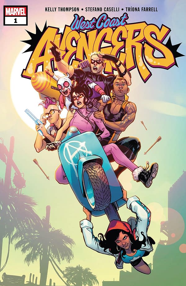 West Coast Avengers #1 cover by Stefano Caselli