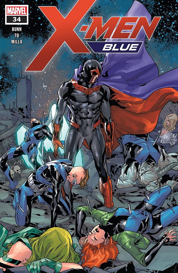 X-Men: Blue #34 cover by R.B. Silva