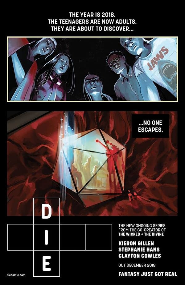 Kieron Gillen on Why DIE is Not like Stranger Things. Much.
