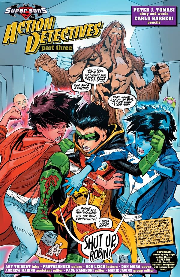 The Death Of The Joker Jr in The Adventures Of The Super Sons #3 (Preview)