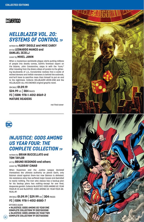 The Full DC Comics Catalog for December 2018 + Solicitations