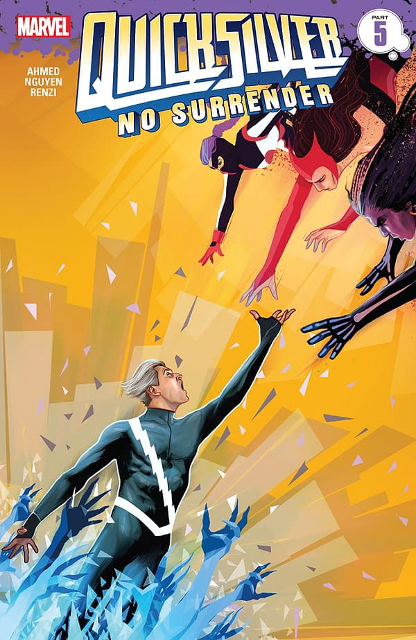 Quicksilver: No Surrender #5 cover by Martin Simmonds