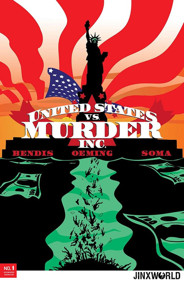 United States vs Murder Inc. #1 cover by Michael Avon Oeming