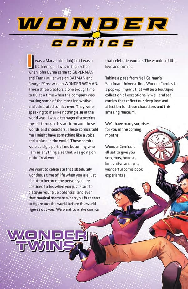 9-Page Guide to Brian Bendis' Wonder Comics &#8211; Wonder Twins, Young Justice, Naomi and Dial H For Hero