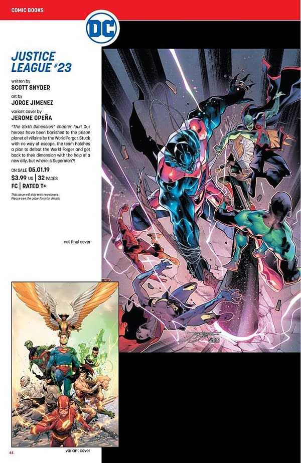 Full DC Comics May 2019 Catalog Solicits &#8211; From Year Of The Villain to The Last Knight On Earth (UPDATED)