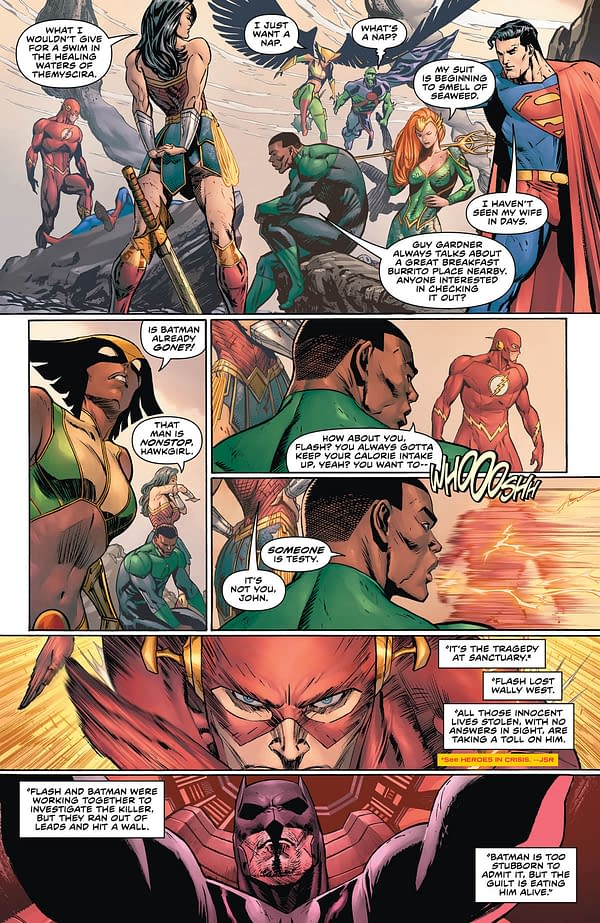 Bruce's Autopsy Of Wally West in Batman #64 &#8211; Preview of the Flash/Heroes In Crisis Crossover