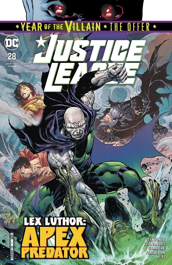 Five Pages from Justice League #28 and Aquaman #50 [Preview]