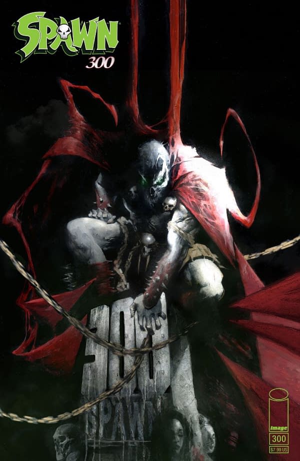Image Reveals Jason Shawn Alexander's Cover for Spawn #300