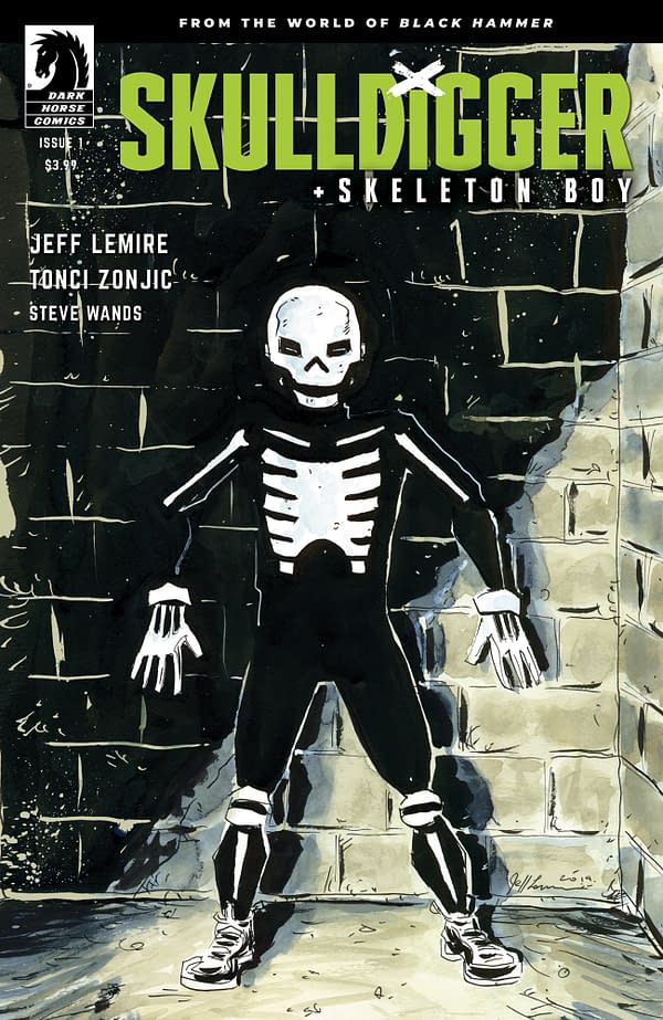 For FOC, Here's Jeff Lemire's Variant Cover for Skulldigger & Skeleton Boy #1