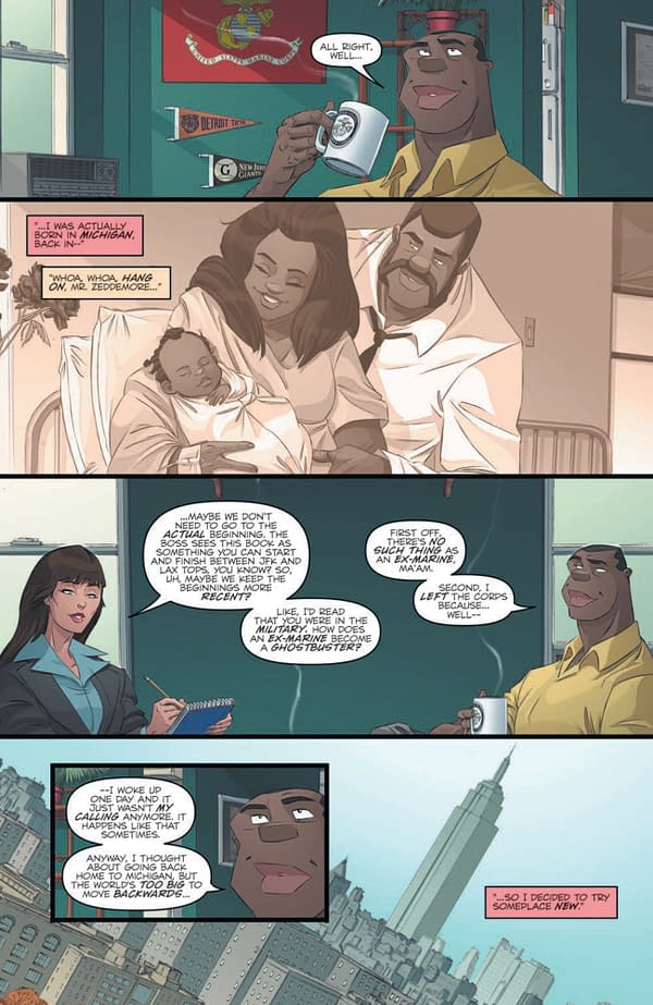 Learn Why Winston Joined the Ghostbusters in Ghostbusters: Year One #1