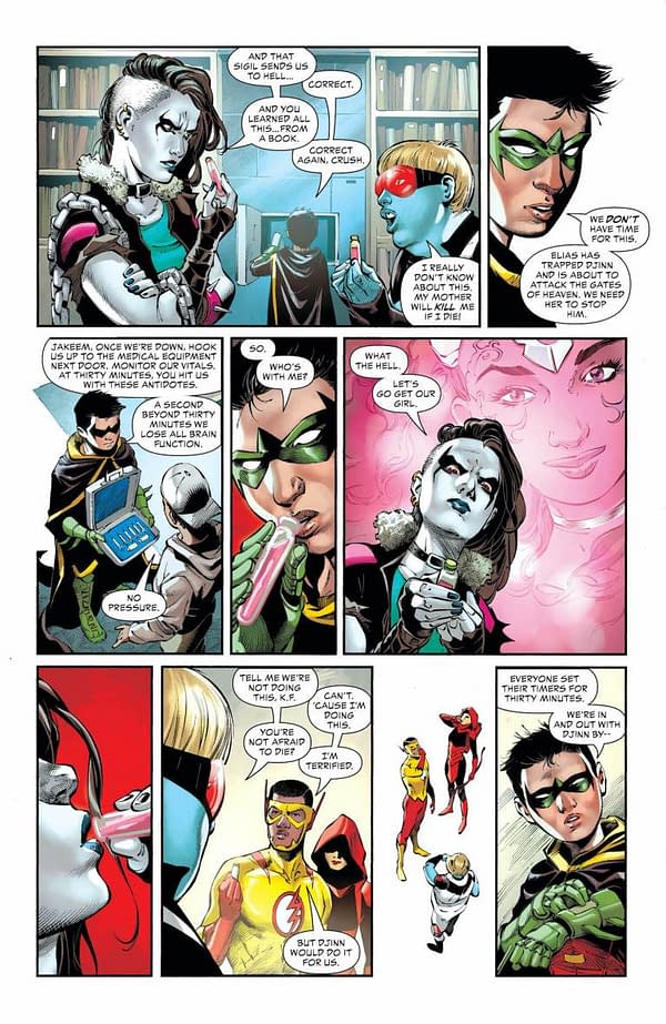 In This Preview of Teen Titans #40... the Teen Titans WILL DIE!!!