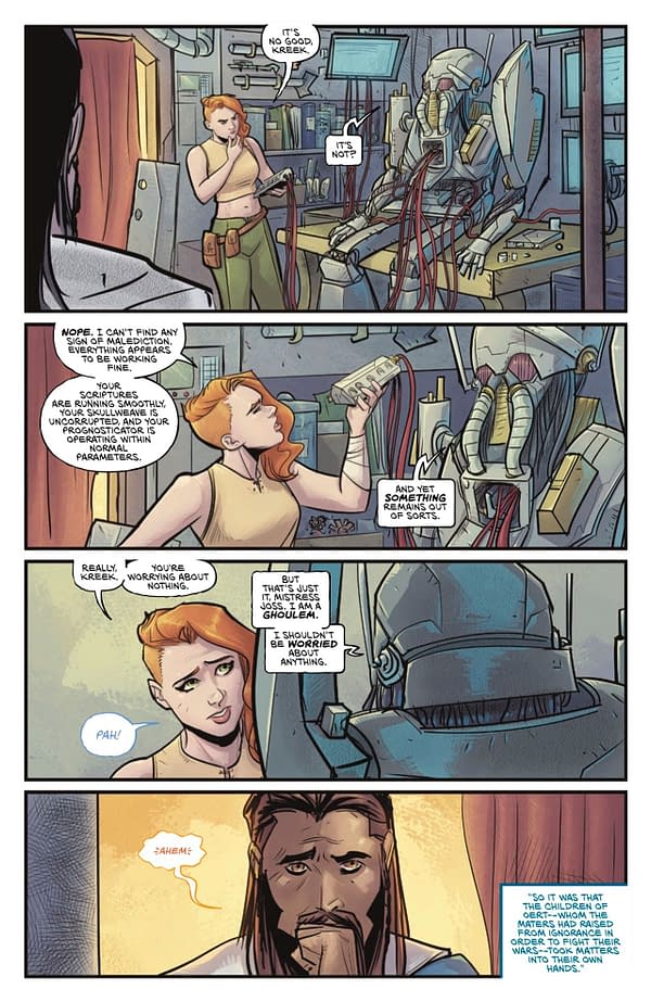 Engineward #1 interior page. Credit: Vault Comics.