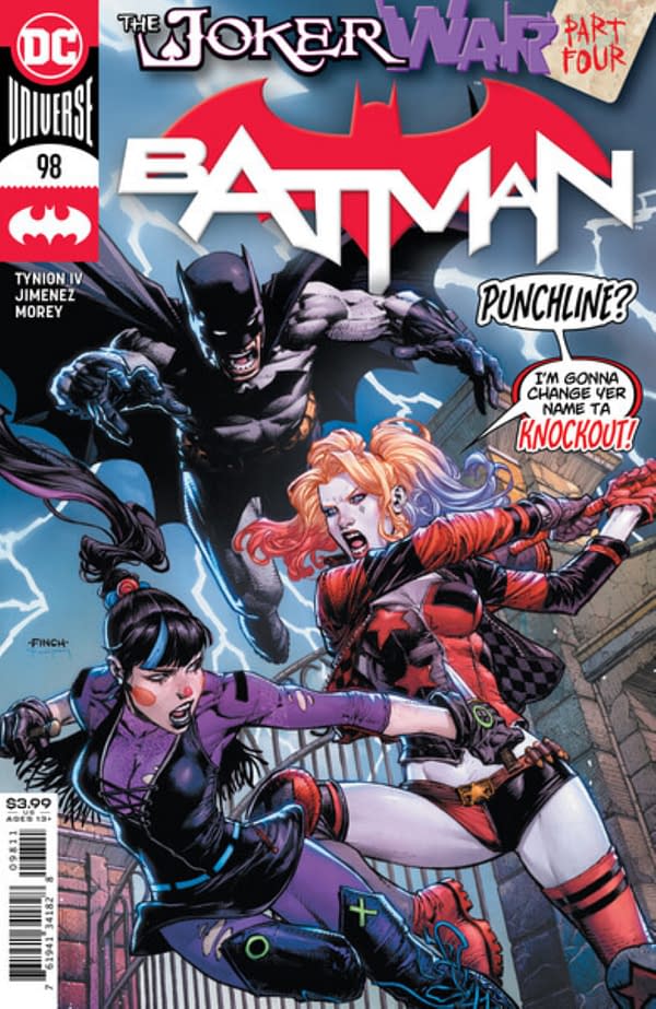 Punchline Vs. Harley Quinn Round 2 in Batman #98