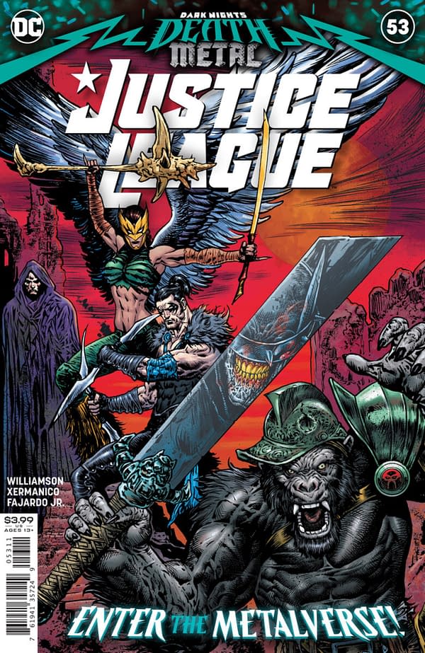 Justice League #53 Death Metal  Crossover Preview