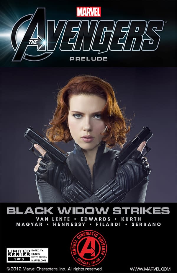 The Avengers Prelude Black Widow Strikes #1 Cover
