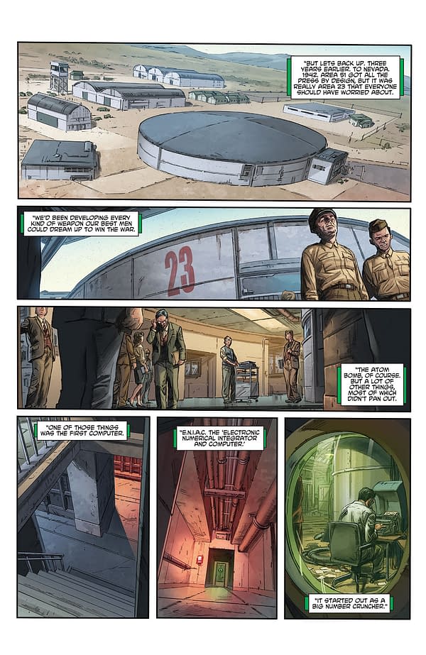 10-Page Preview Of Matt Kindt/Doug Braithwaite's Bad Idea: Eniac #1