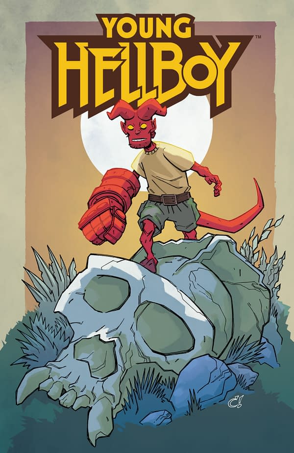 Craig Rousseau's Young Hellboy Cover For Forbidden Planet And Jetpack