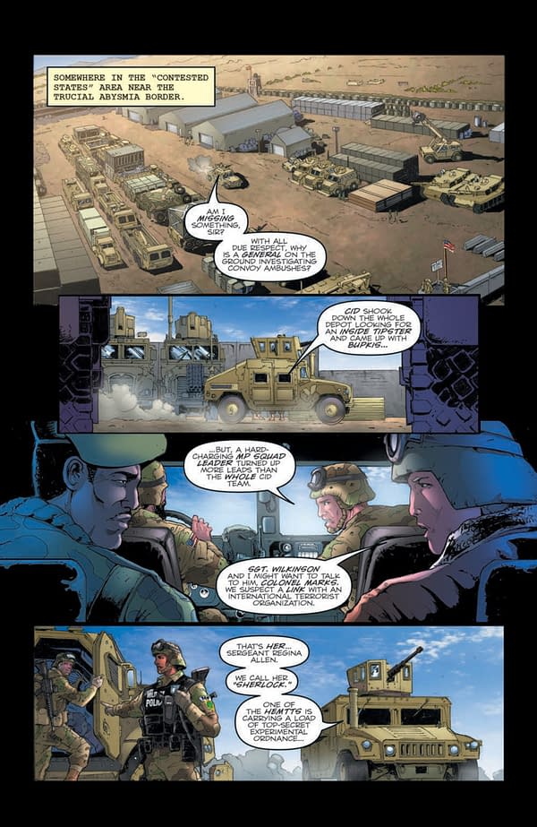Interior preview page from GI JOE A REAL AMERICAN HERO #281 CVR A ANDREW GRIFFITH