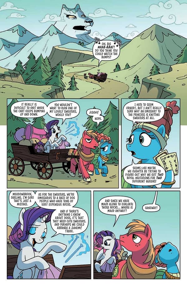 Interior preview page from MY LITTLE PONY FRIENDSHIP IS MAGIC 2021 ANNUAL CVR A BRIANNA