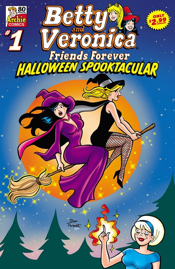 BETTY & VERONICA FRIENDS FOREVER - HALLOWEEN SPOOKTACULAR Cover by Dan Parent from Archie Comics
