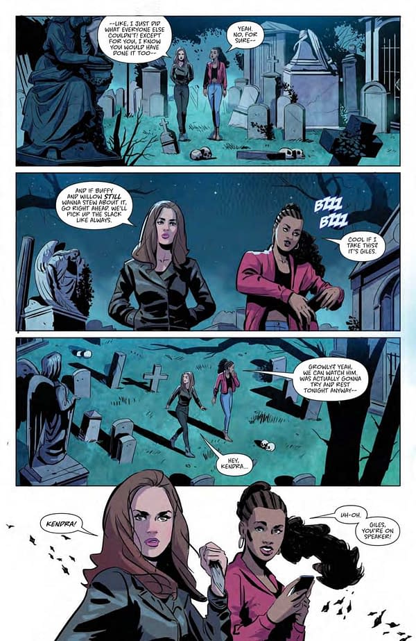 Interior preview page from BUFFY THE VAMPIRE SLAYER #26 CVR A FRANY