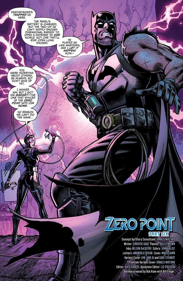 Interior preview page from BATMAN FORTNITE ZERO POINT #6 (OF 6) CVR A MIKEL JANÌN