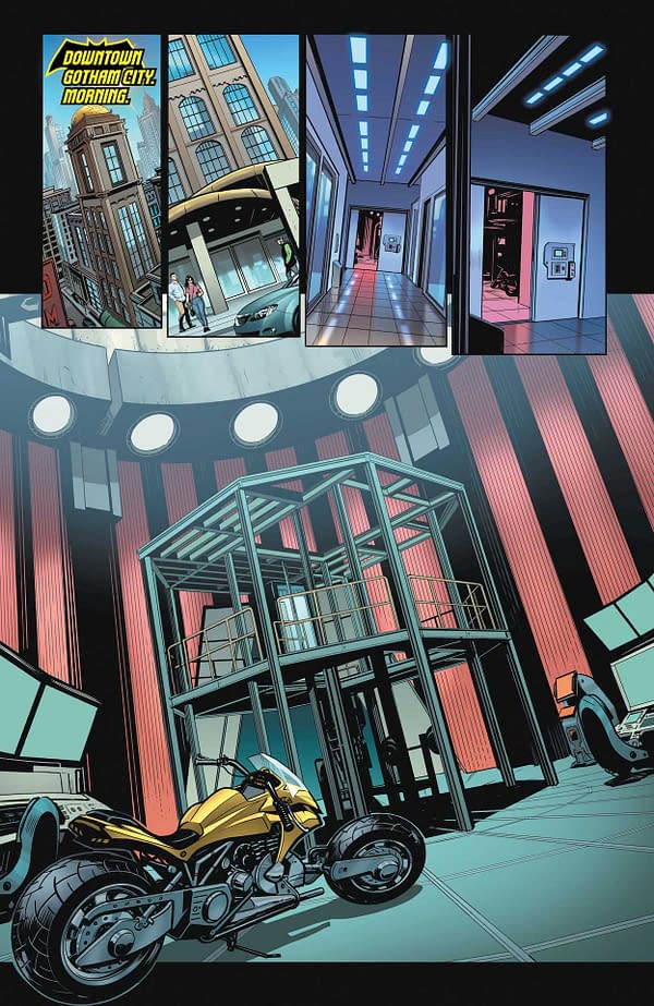 Interior preview page from BATMAN SECRET FILES THE SIGNAL #1 (ONE SHOT) CVR A KEN LASHLEY
