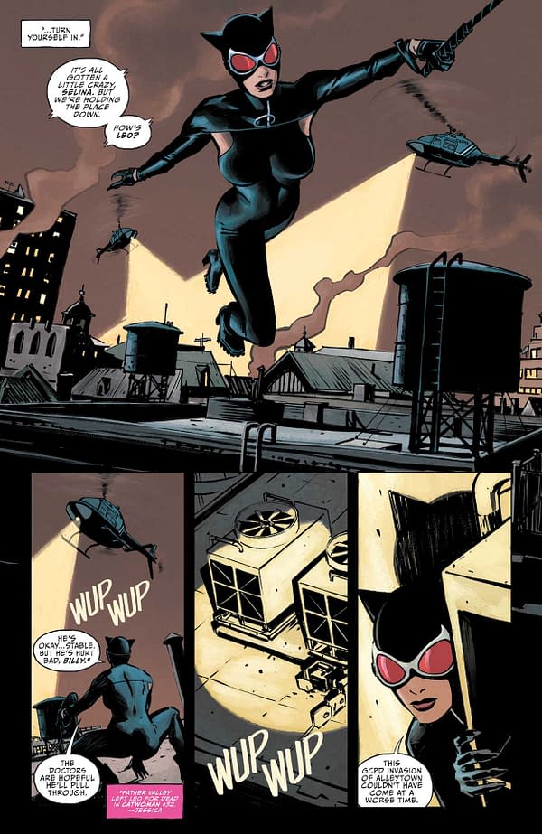 Interior preview page from CATWOMAN #33 CVR A YANICK PAQUETTE