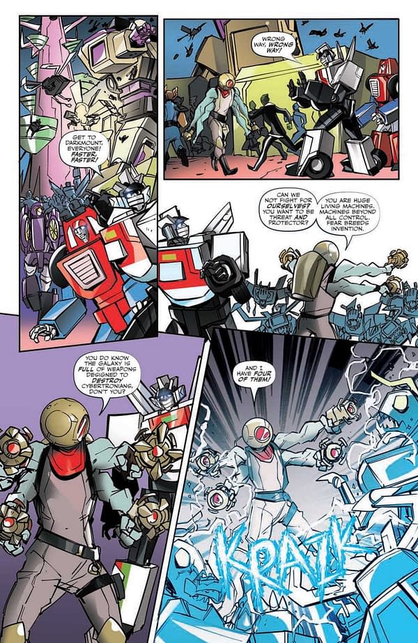 Interior preview page from TRANSFORMERS ESCAPE #5 (OF 5) CVR A MCGUIRE-SMITH