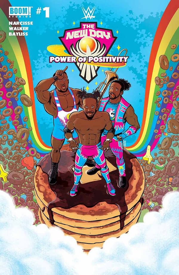Cover image for WWE NEW DAY POWER OF POSITIVITY #1 (OF 2) CVR A BAYLISS