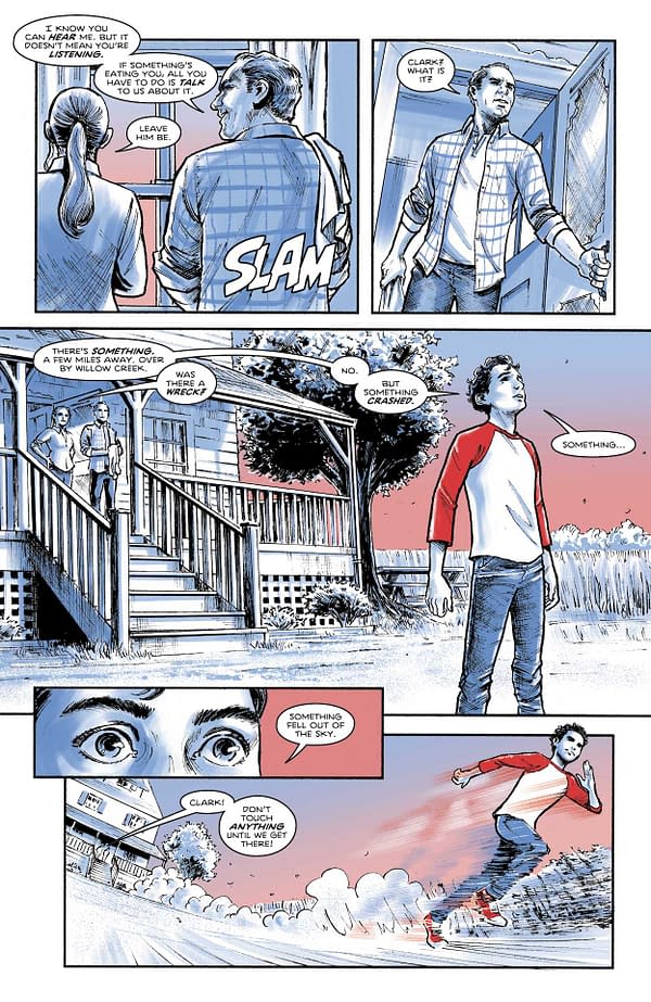 Interior preview page from SUPERMAN RED & BLUE #5 (OF 6) CVR A AMANDA CONNER