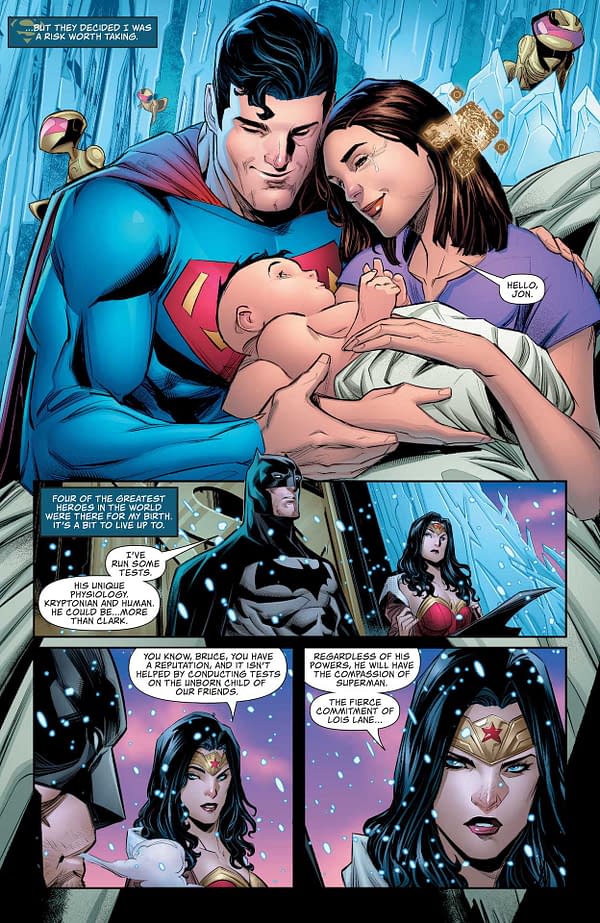 Interior preview page from SUPERMAN SON OF KAL-EL #1 CVR A JOHN TIMMS