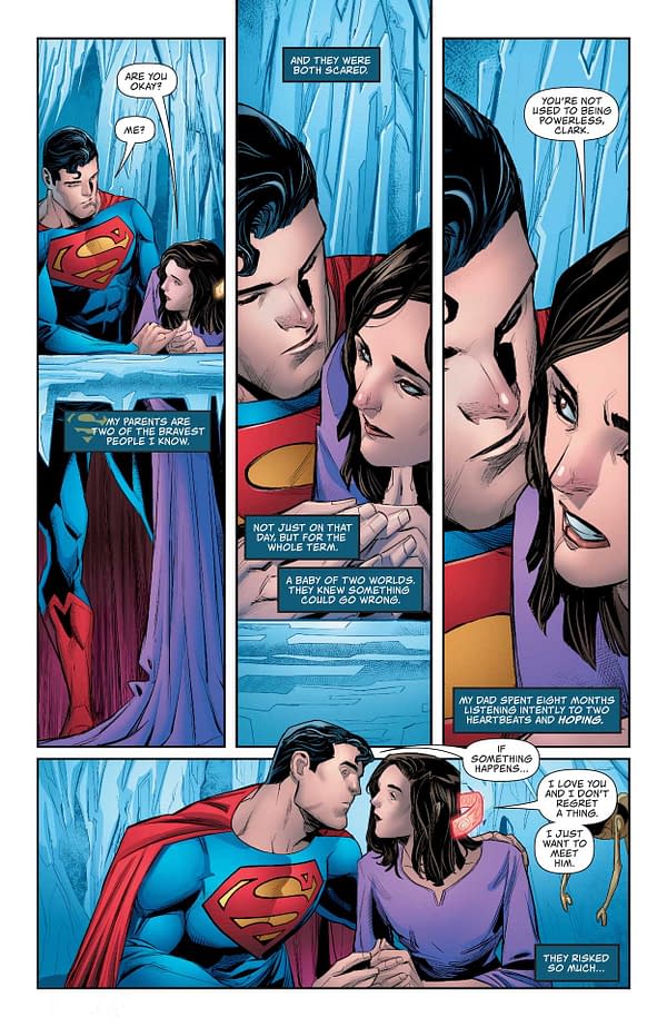 Interior preview page from SUPERMAN SON OF KAL-EL #1 CVR A JOHN TIMMS