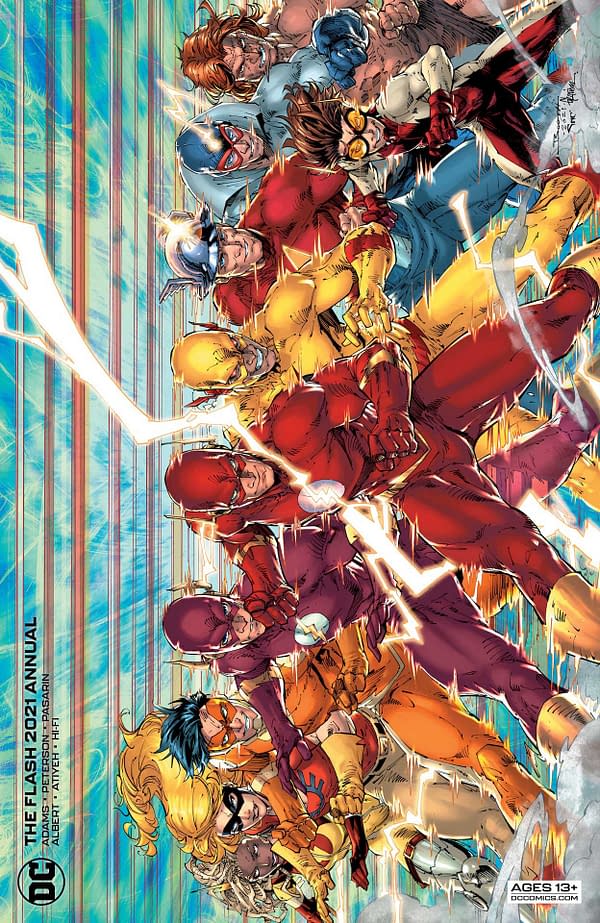 Interior preview page from FLASH 2021 ANNUAL #1 CVR A BRANDON PETERSON