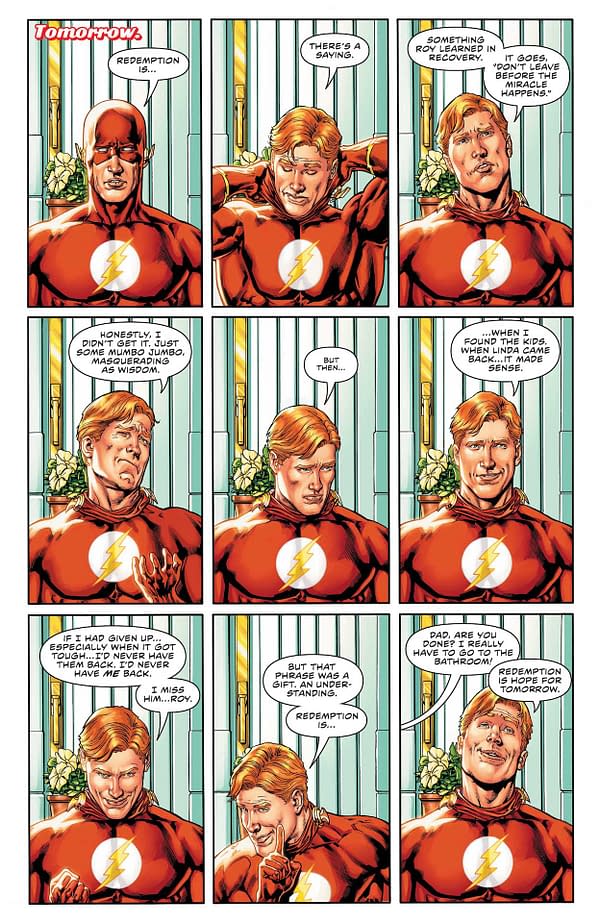 Interior preview page from FLASH 2021 ANNUAL #1 CVR A BRANDON PETERSON