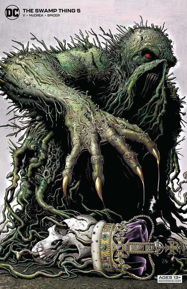 Interior preview page from SWAMP THING #5 (OF 10) CVR A MIKE PERKINS